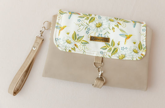 Hummie Nappy Changing Clutch Tan