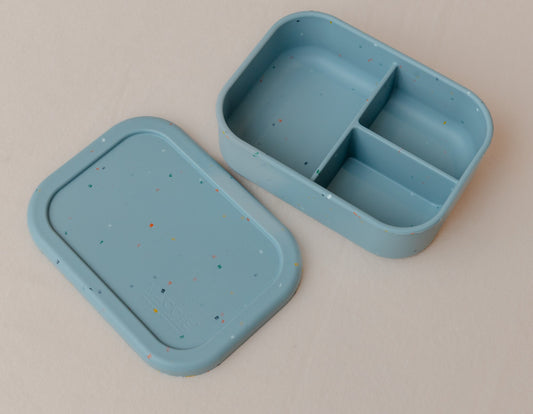 Maccie Munch Box - Baby Blue Speckles