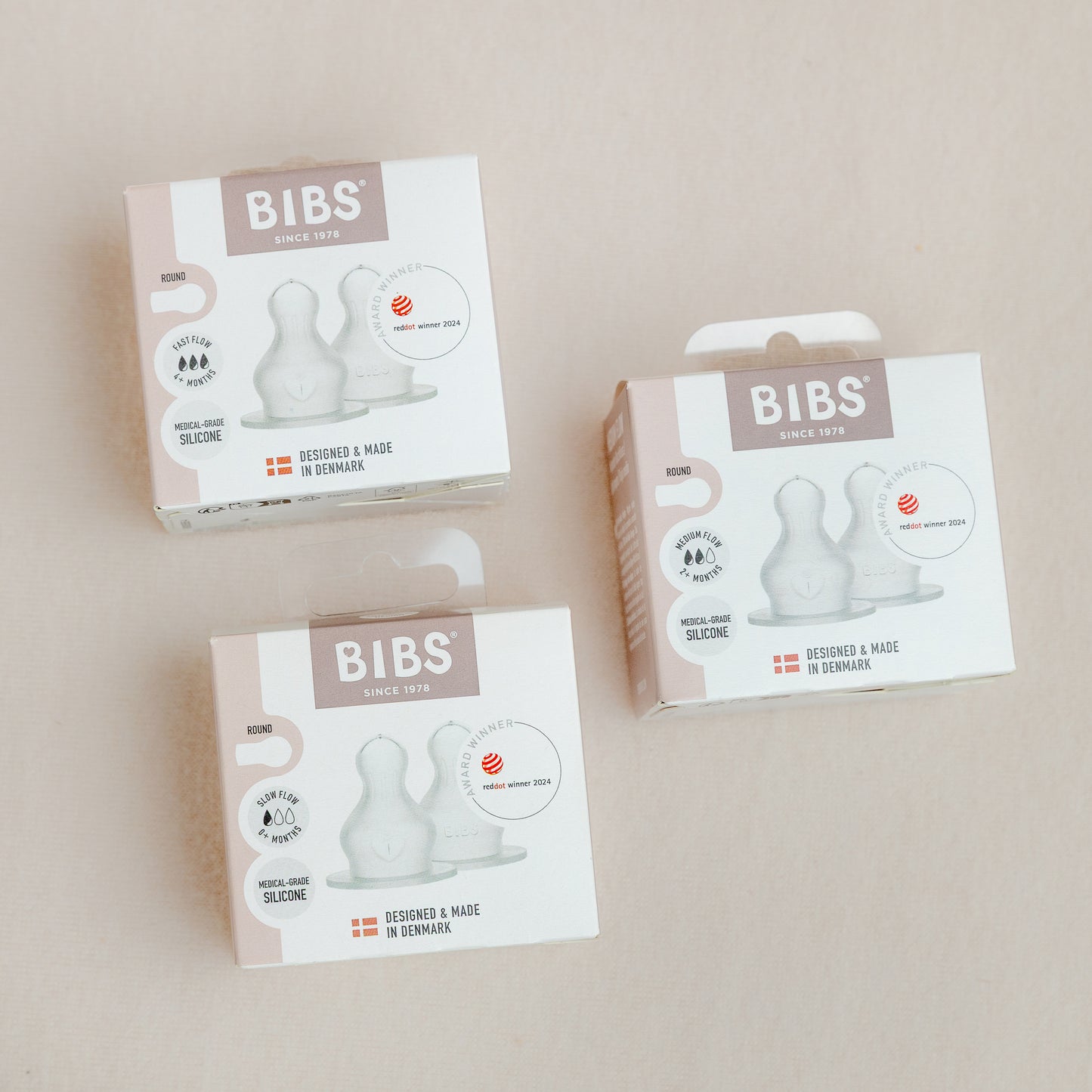 BIBS Bottle Silicone Nipple 2 Pack