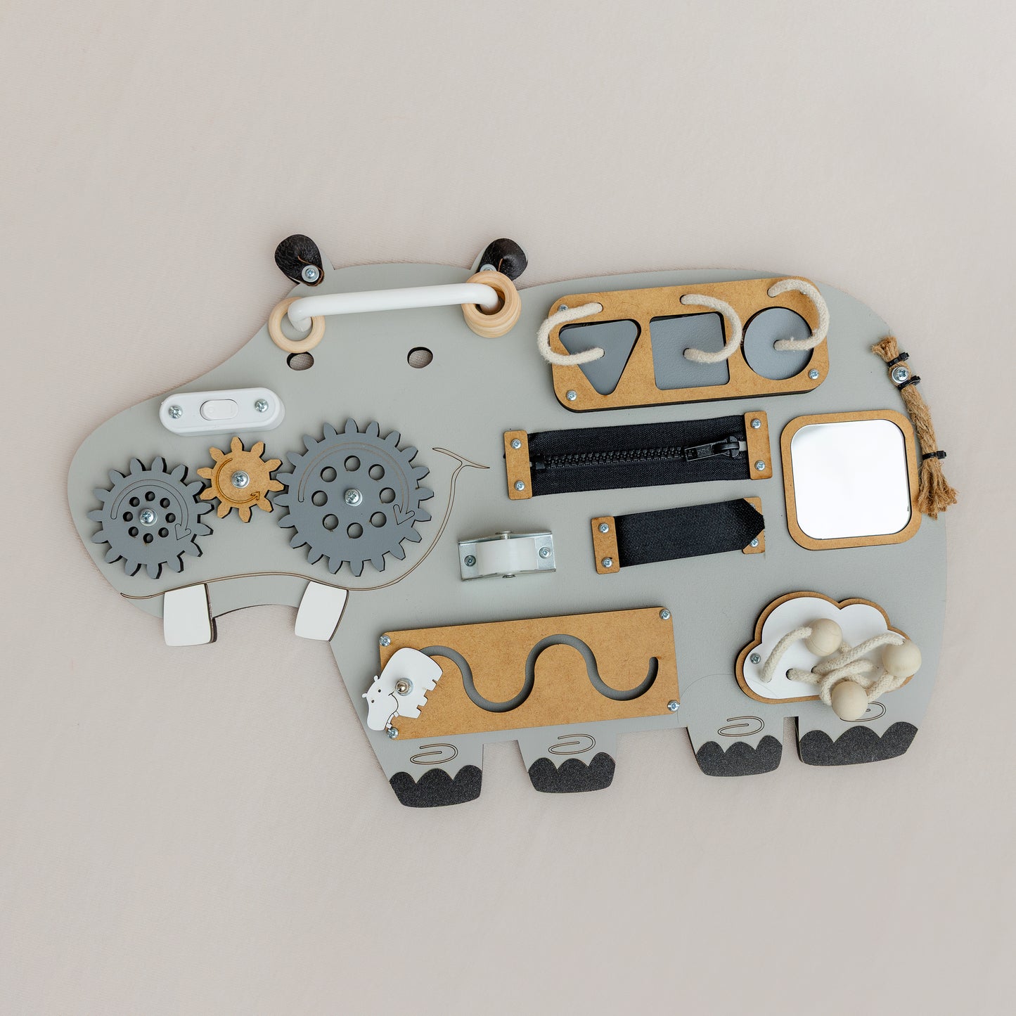 Hugo the Hippo Portable Activity Board