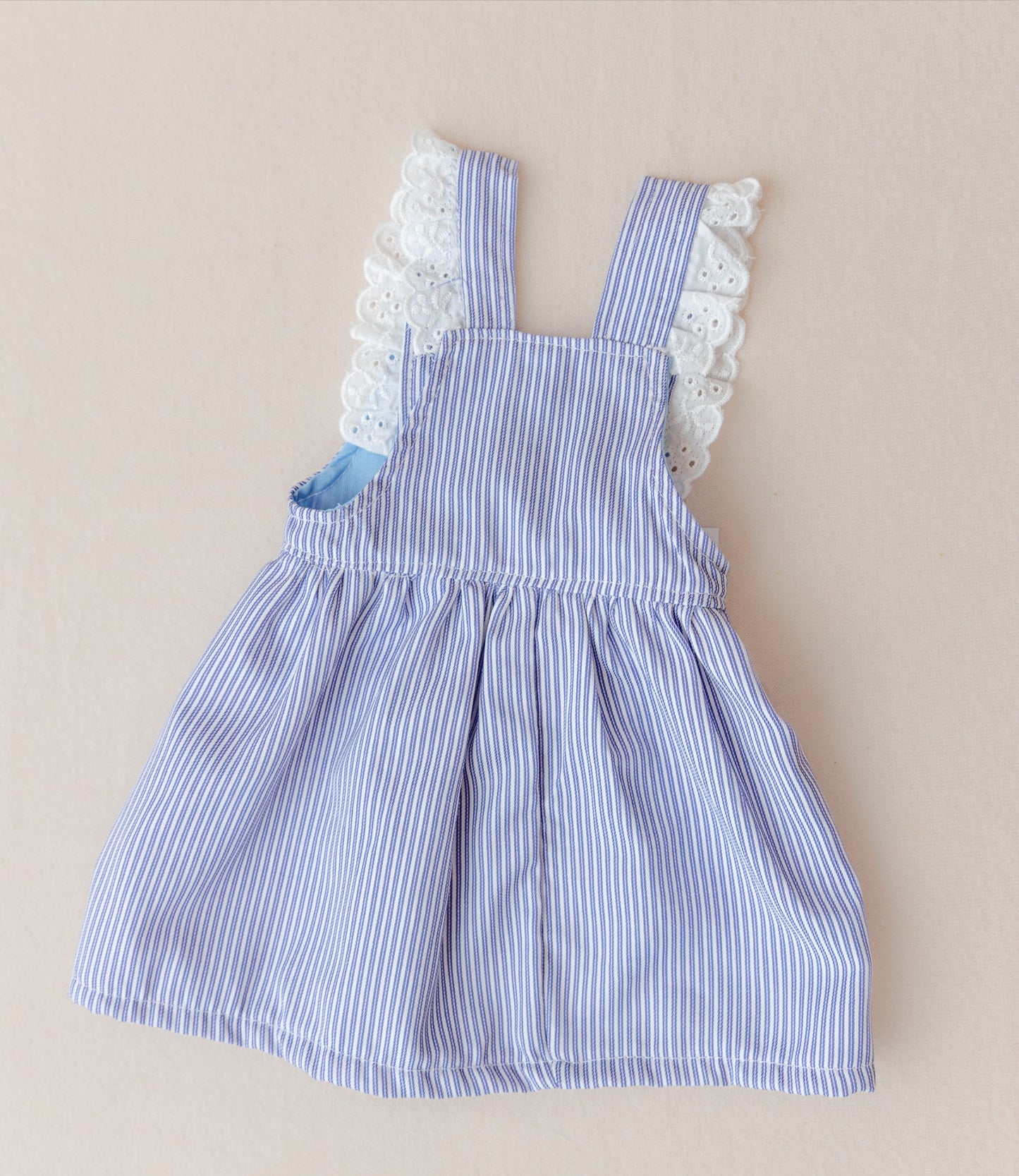 Baby Girl Blue Stripe Pinafore