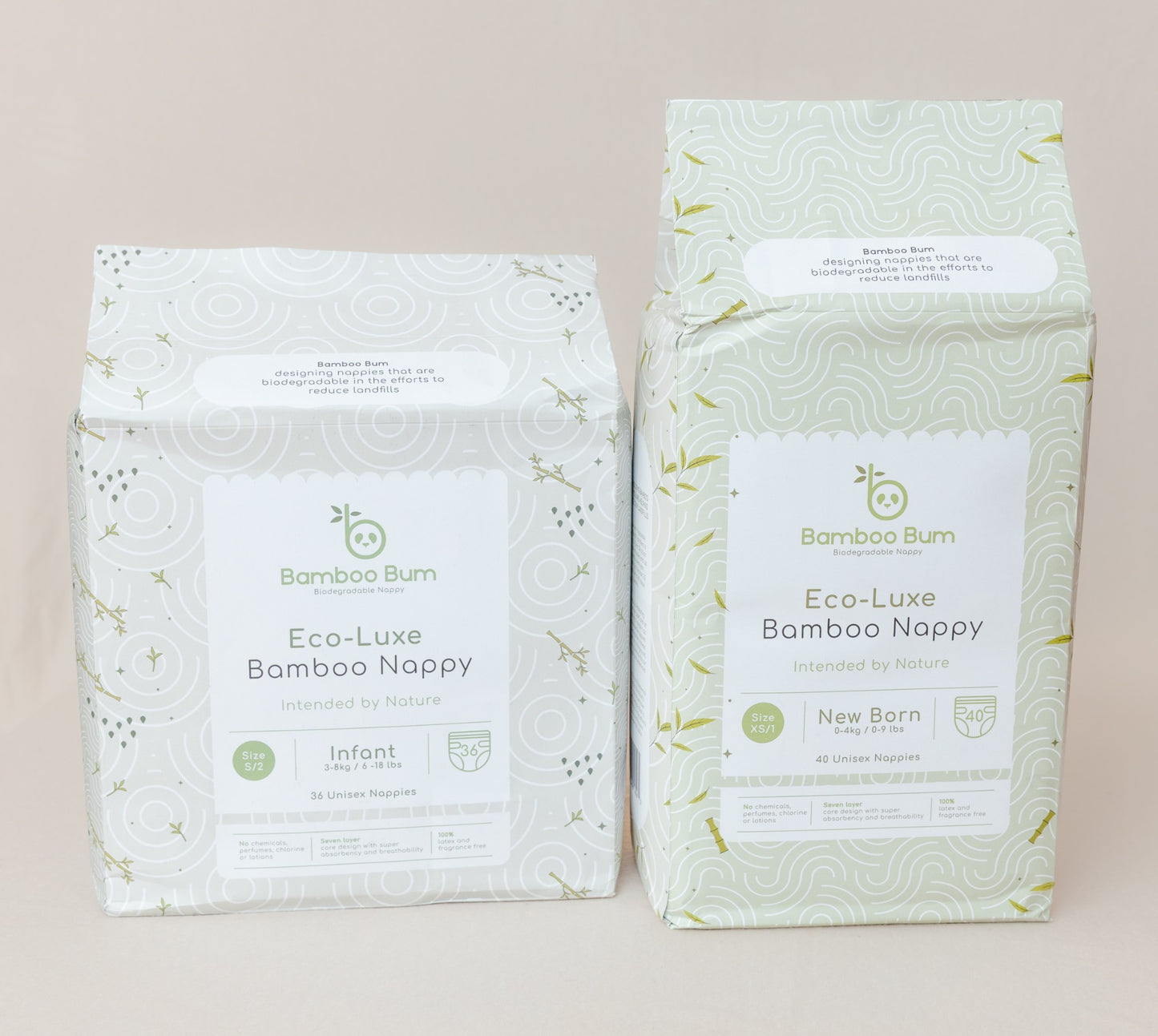 Bamboo Bum Nappies Infant (S/2)