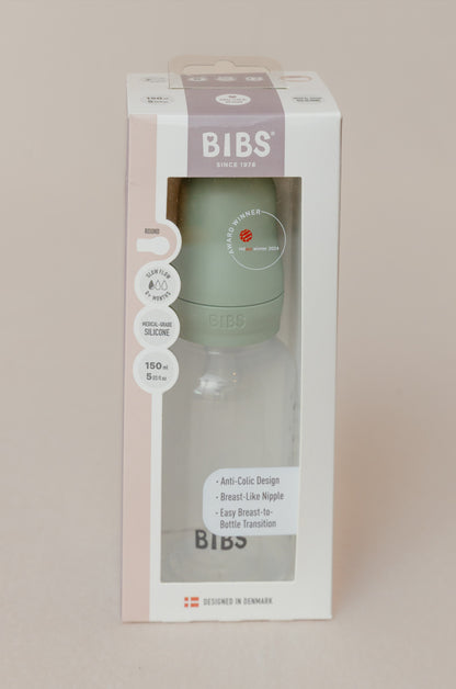 BIBS Baby Bottle Round 1 Pack Slow Flow