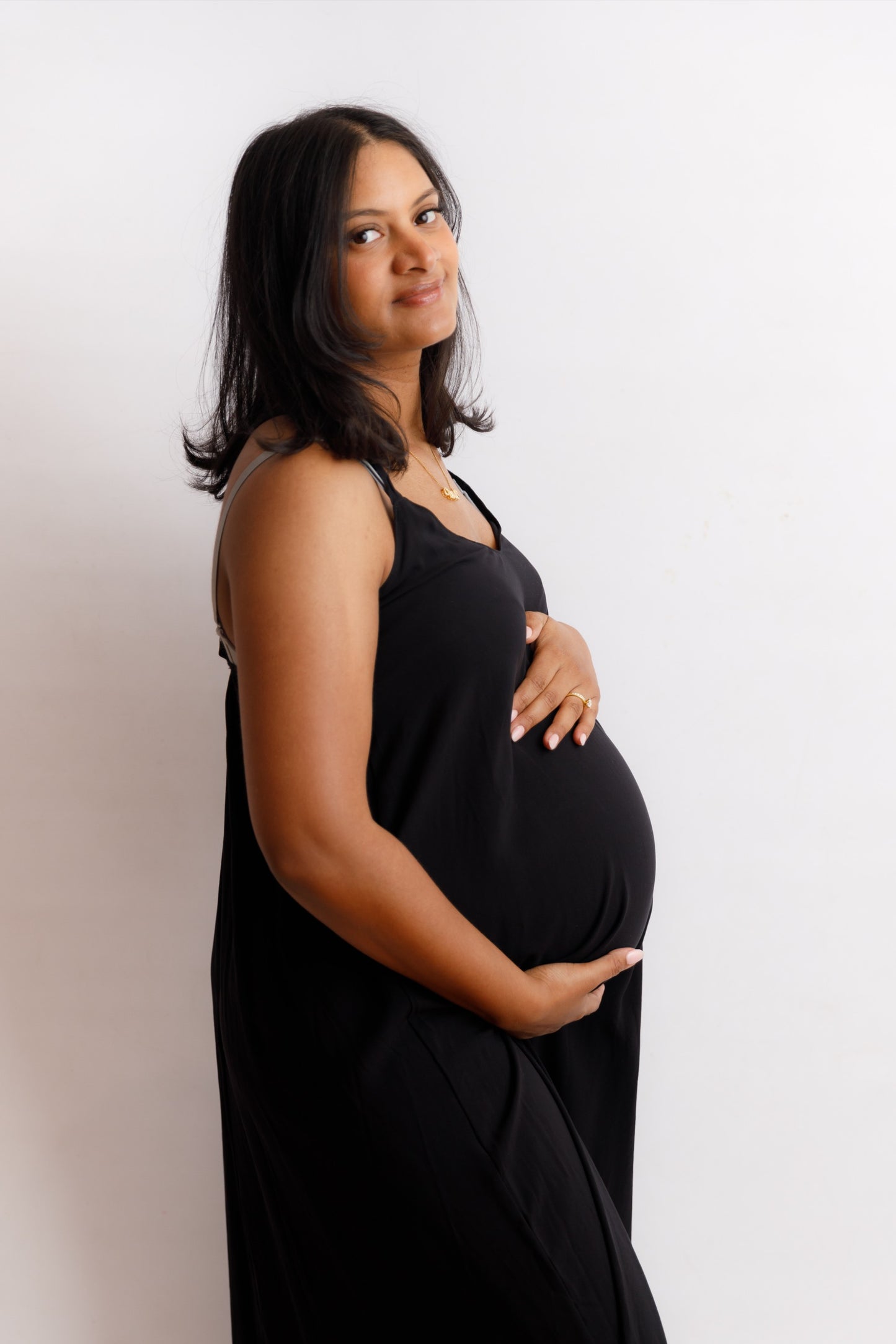 Black Swing Maxi Dress