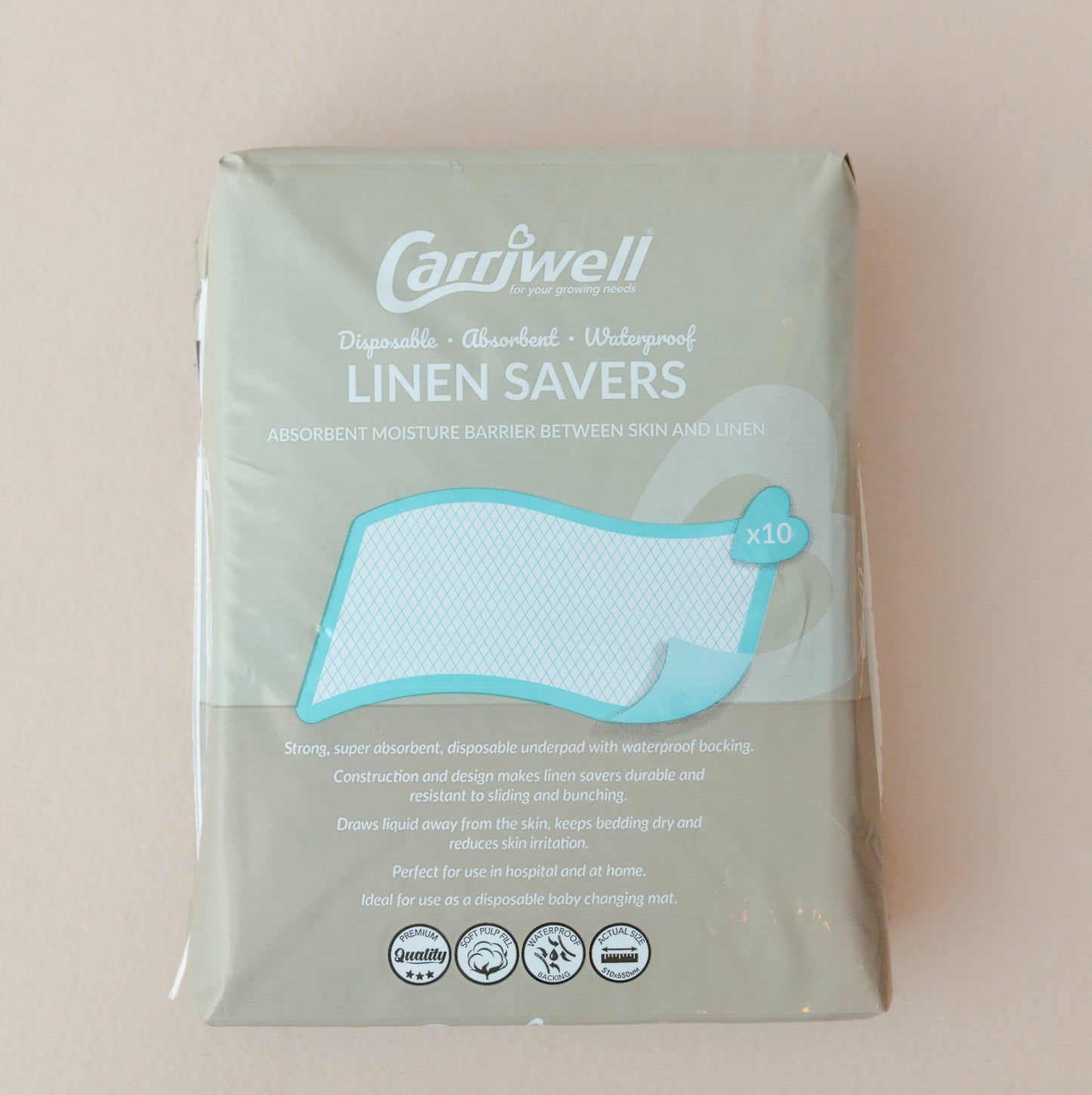 Carriwell Linen Savers 10's