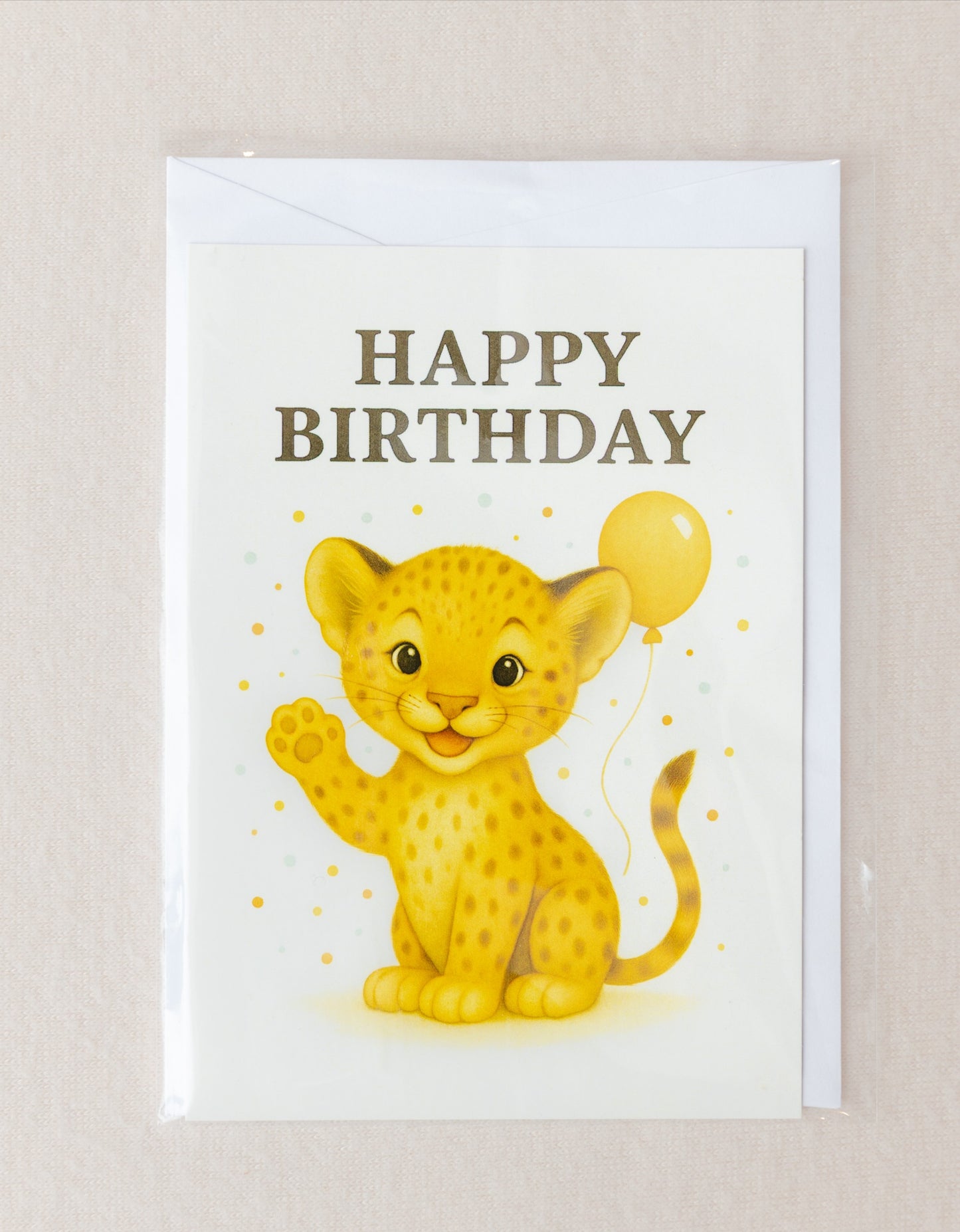 Cheetah Cards Happy Birthday