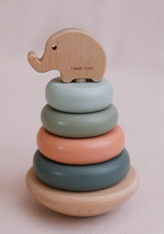 Elephant Balancing Rocking - Ring Stacker