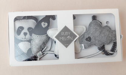 Heartfelt Dingle Dangle Set - Panda Pop