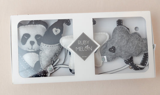 Heartfelt Dingle Dangle Set - Panda Pop