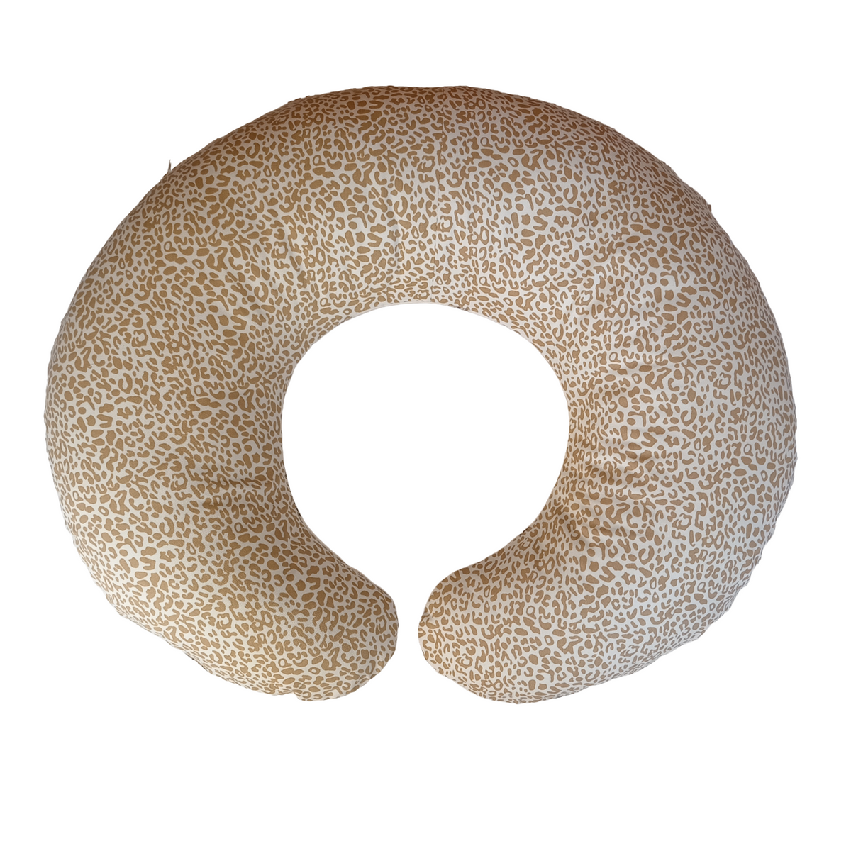 Feeding Pillow – Baby Lion & Cheetah Cubs + Sand Leopard Print