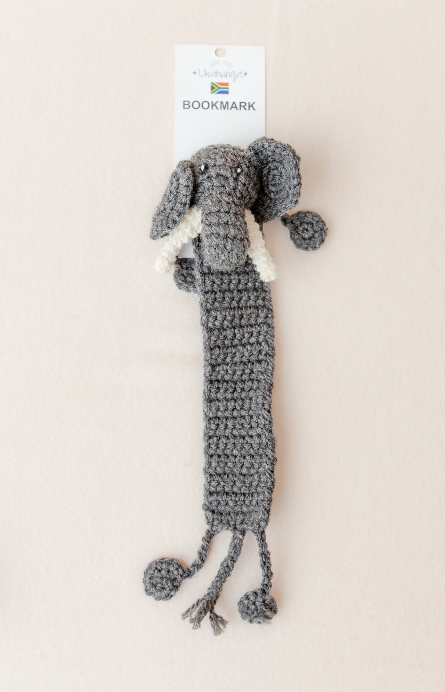 Elephant Knitted Bookmark