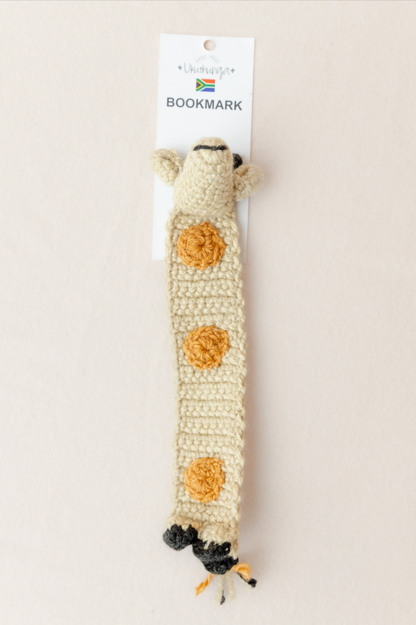 Giraffe Knitted Bookmark