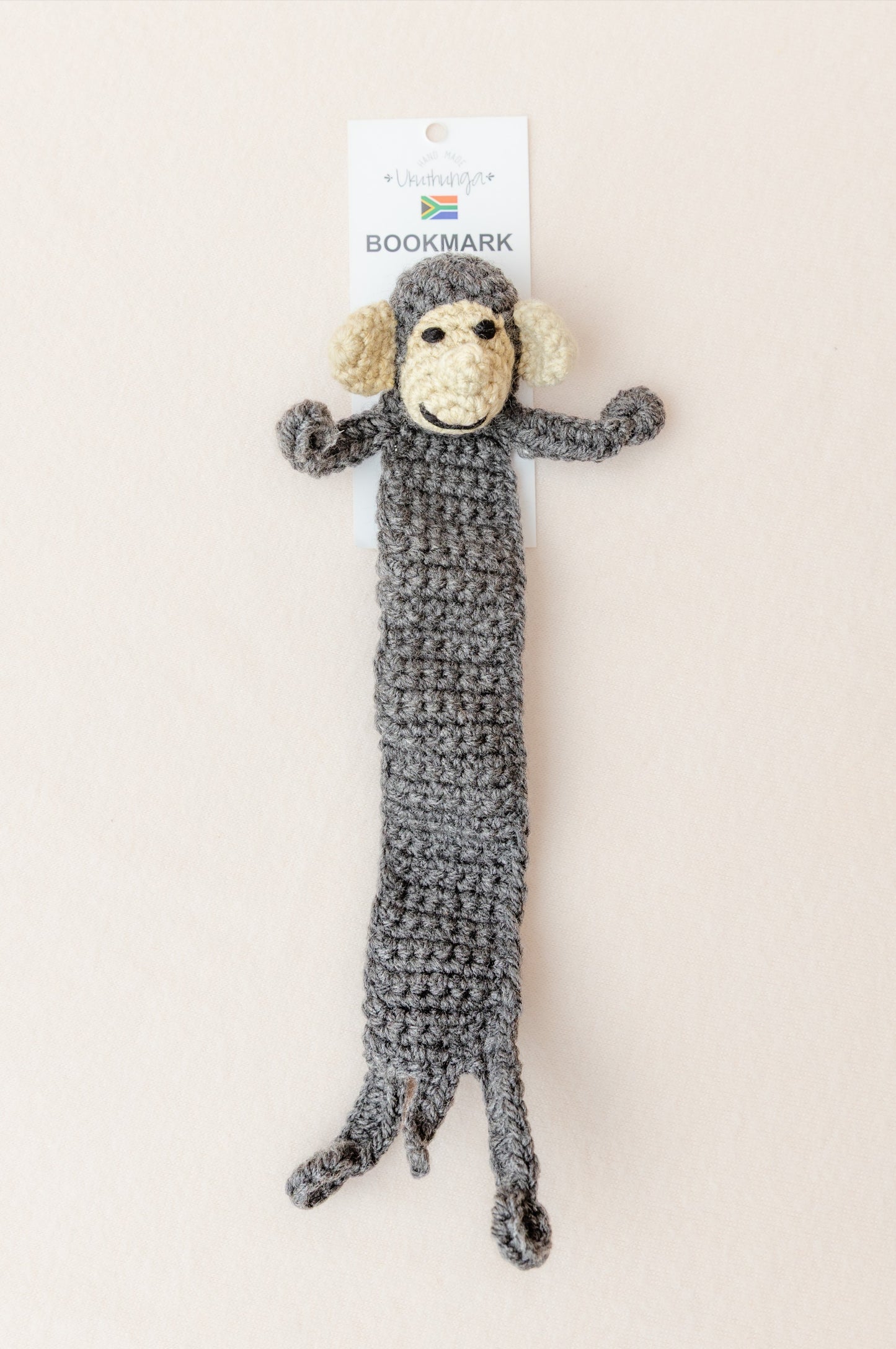 Monkey Knitted Bookmark