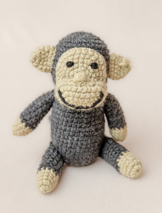 Monkey Knitted Stuffed Animal