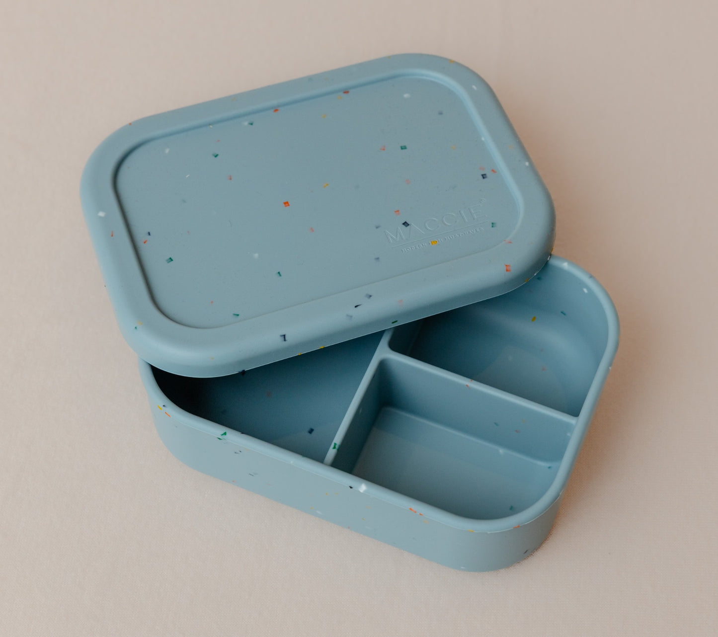Maccie Munch Box - Baby Blue Speckles