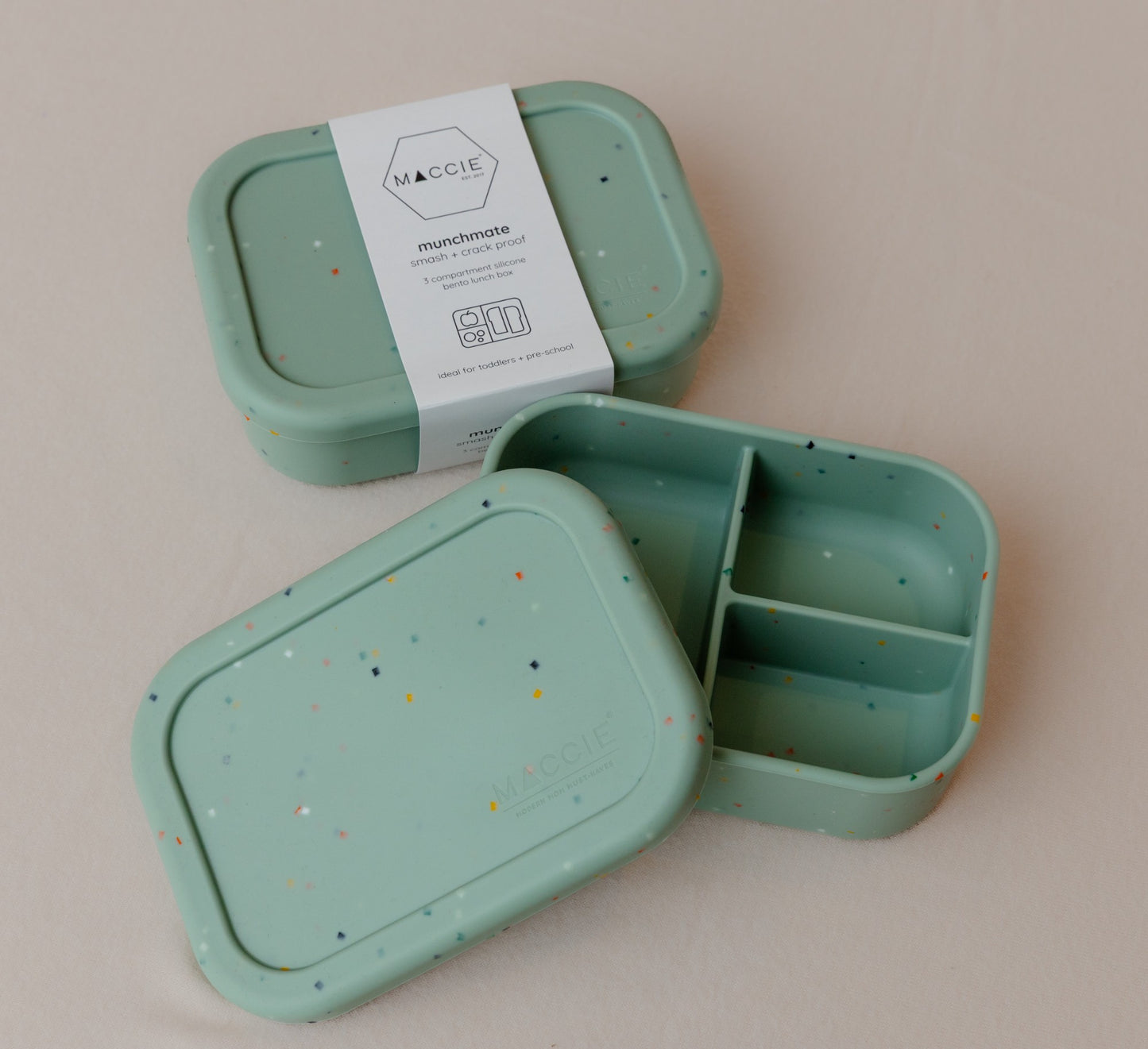 Maccie Munch Box - Green Speckles