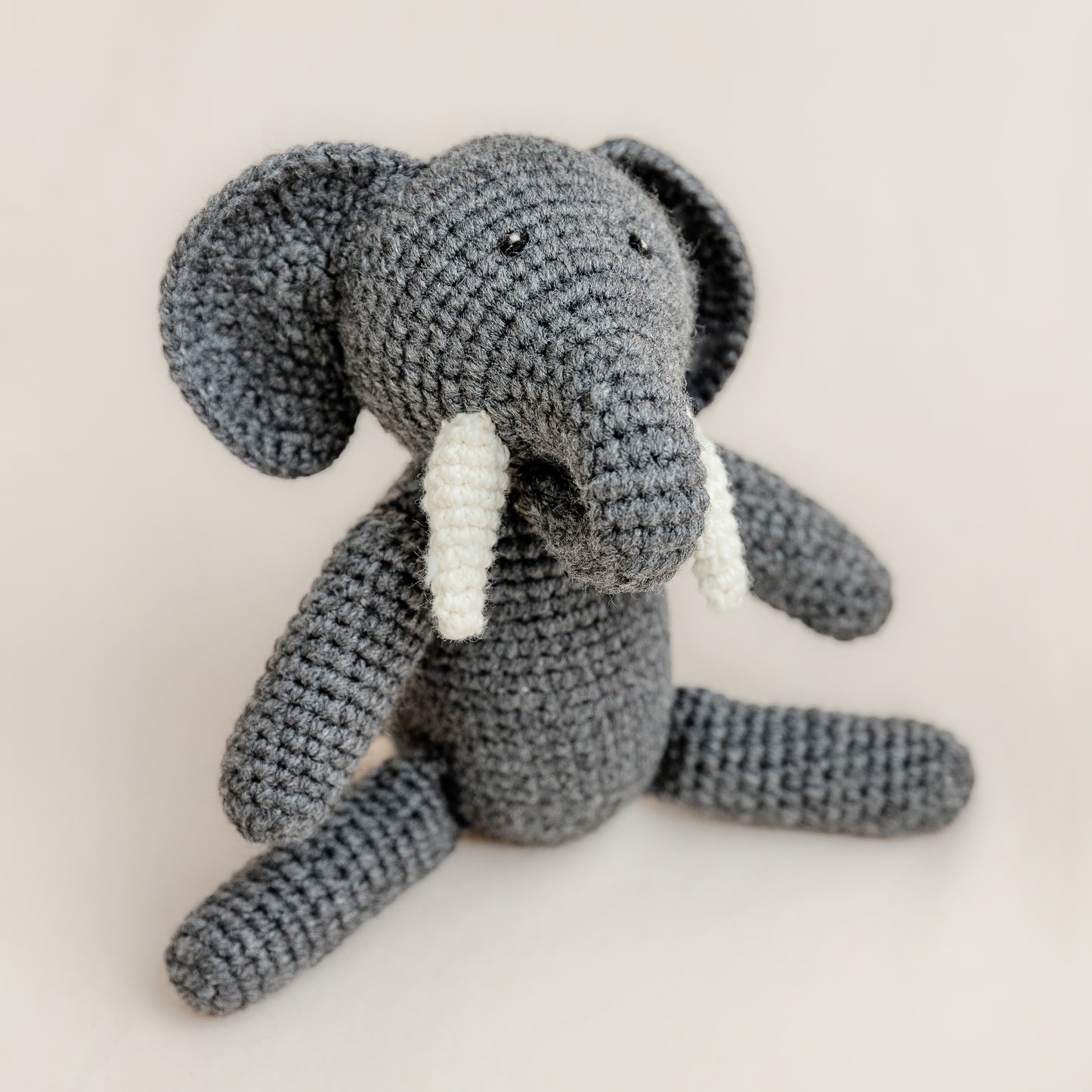 Elephant Knitted Stuffed Animal