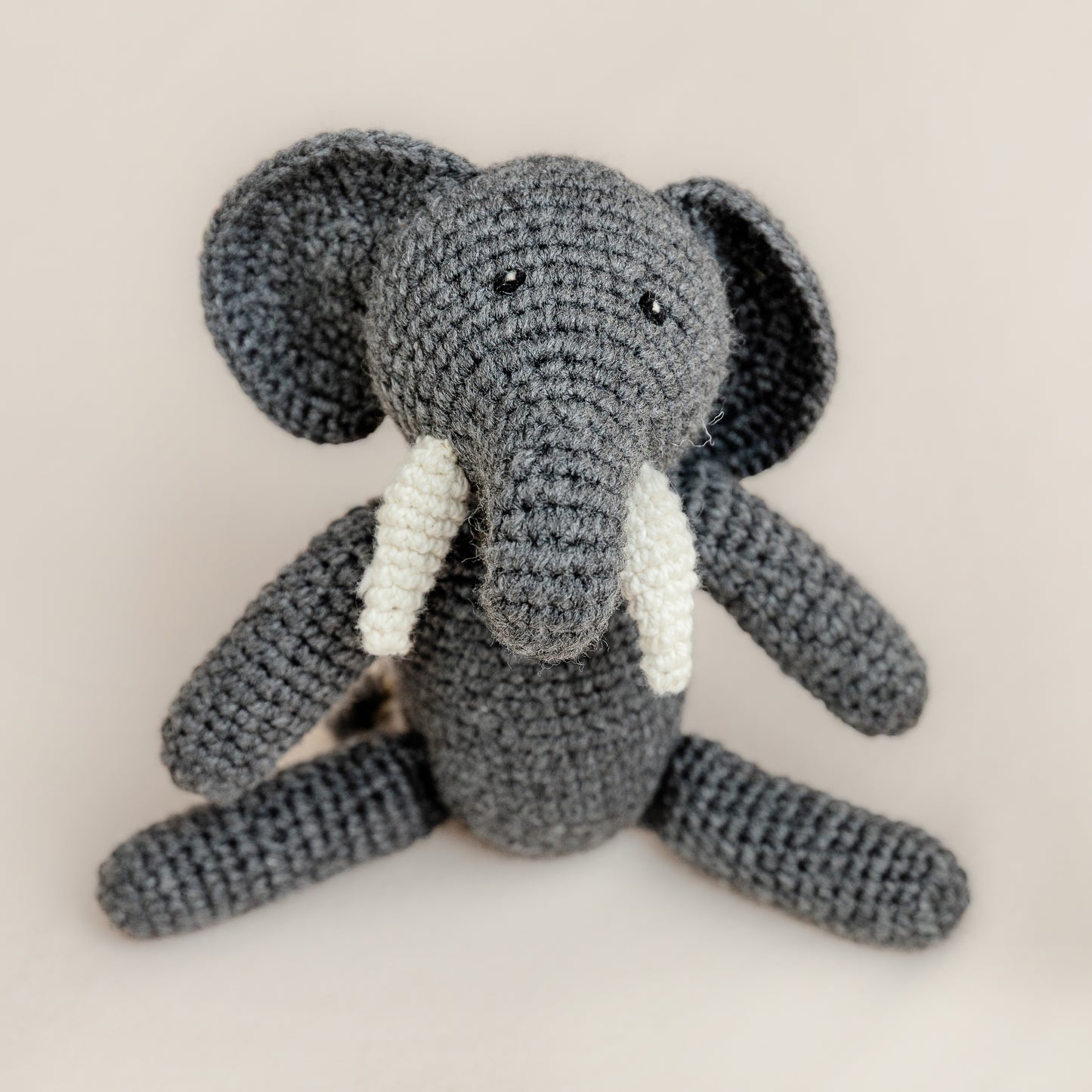 Elephant Knitted Stuffed Animal