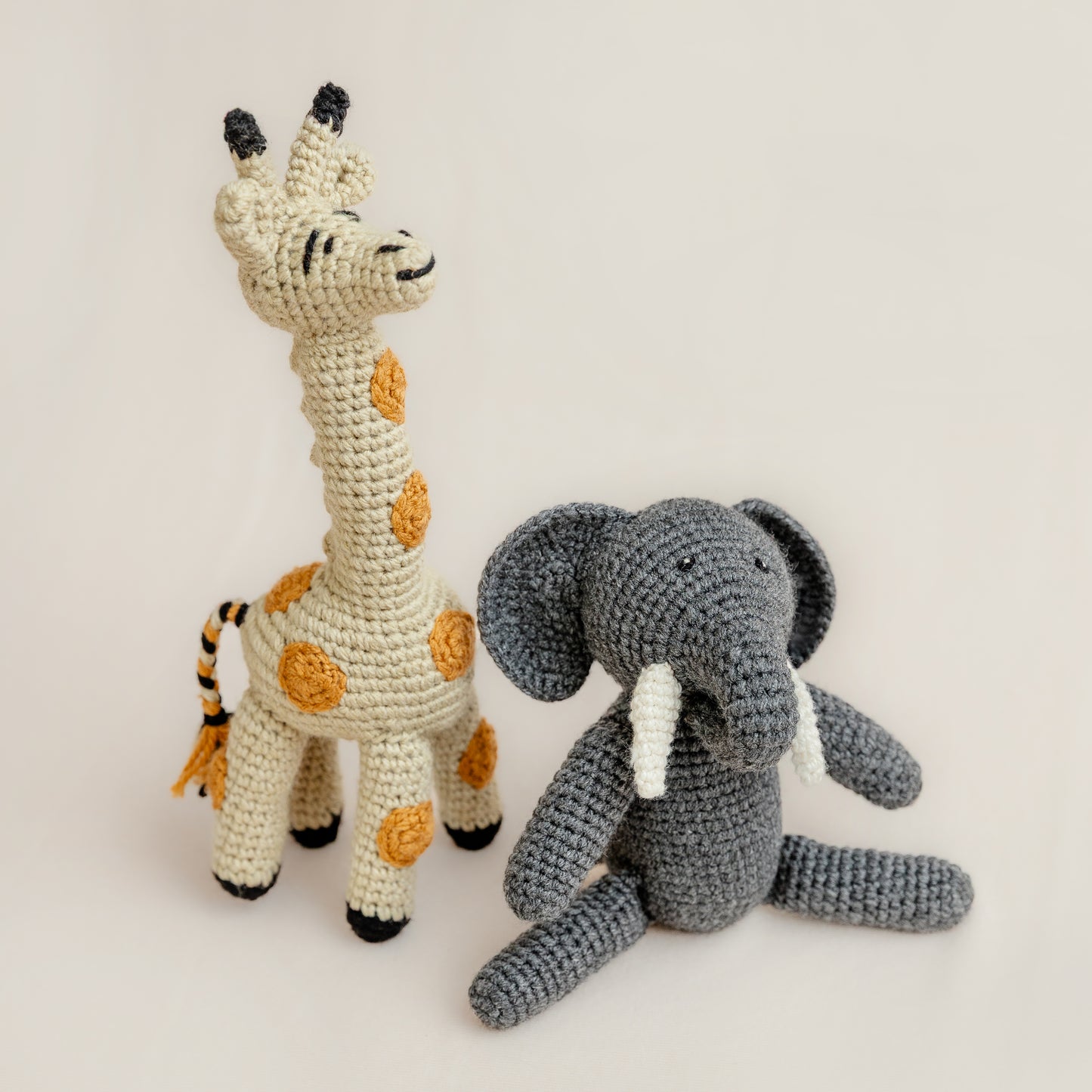 Giraffe Knitted Stuffed Animal