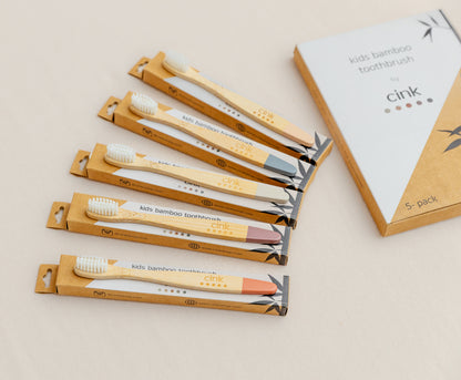 Kids Bamboo ToothBrush (5 Pack)