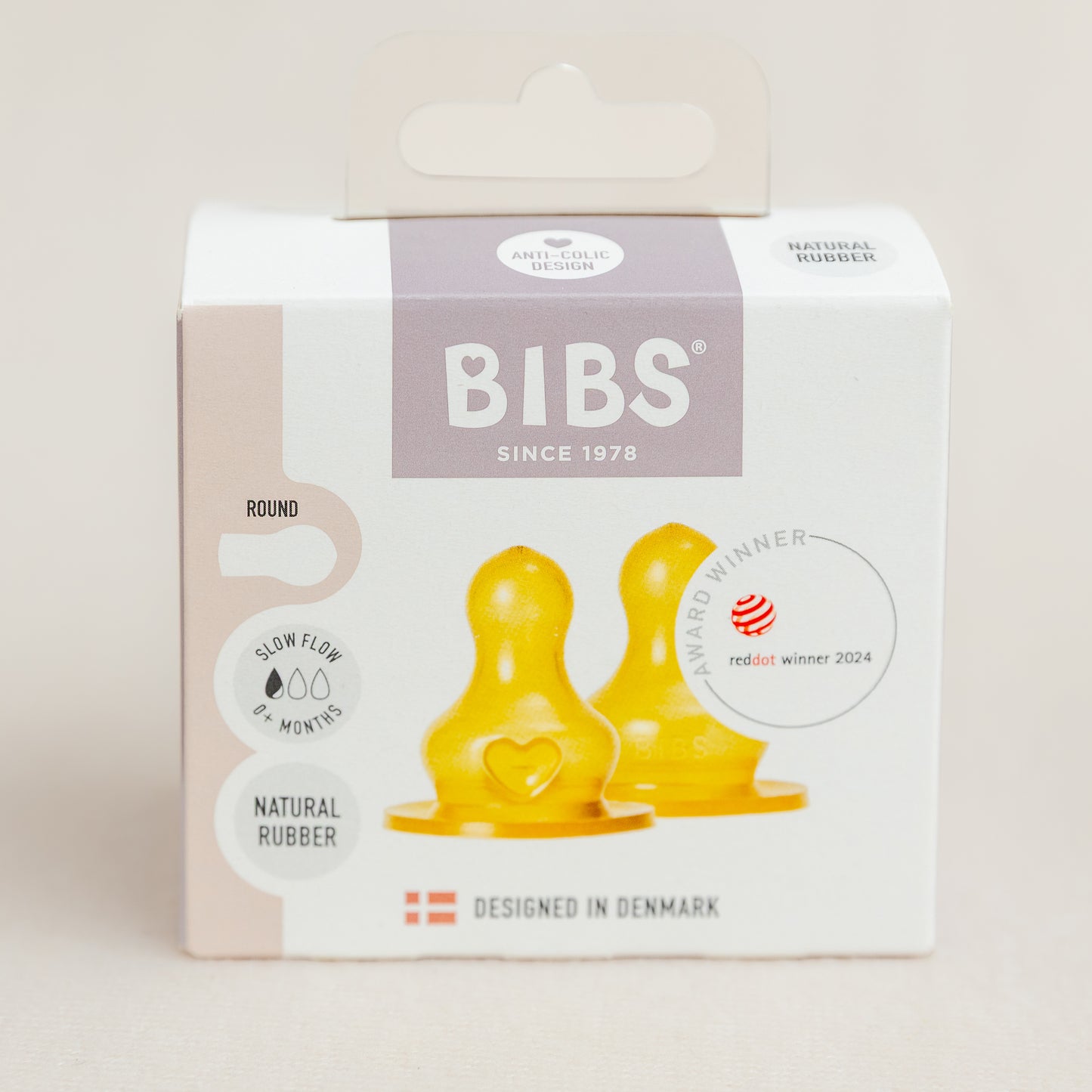 BIBS Bottle Latex Nipple 2 Pack