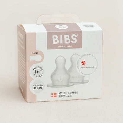 BIBS Bottle Silicone Nipple 2 Pack