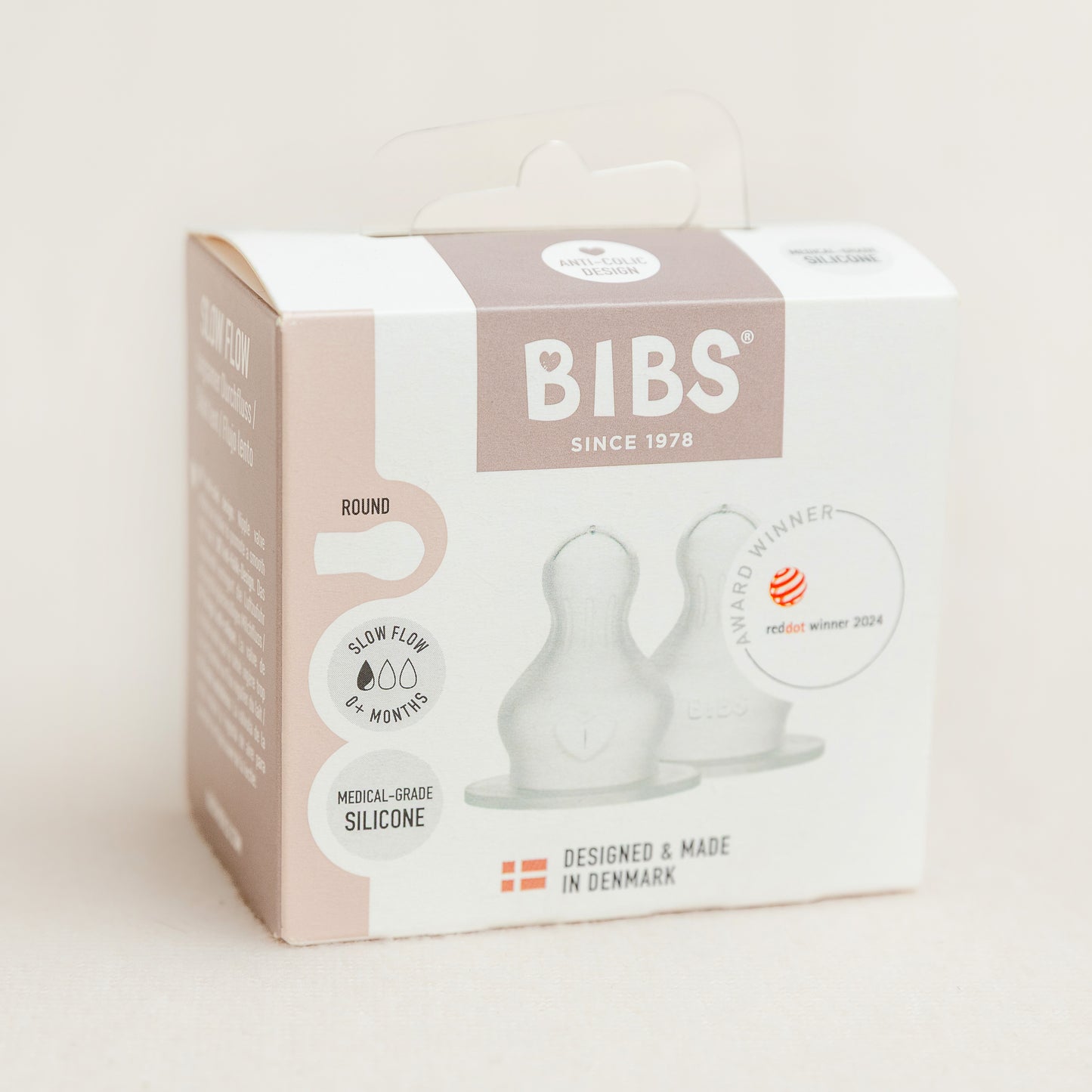 BIBS Bottle Silicone Nipple 2 Pack