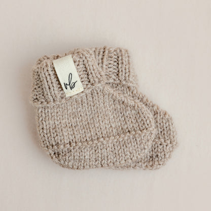 Knitted Booties (0-3 Months)