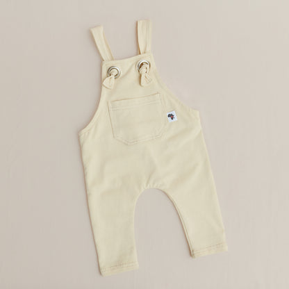 Knot Dungaree Long Cream