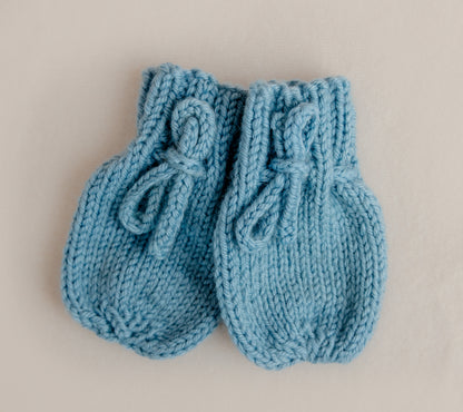 100% Merino Wool Baby Gift Set – Baby Blue