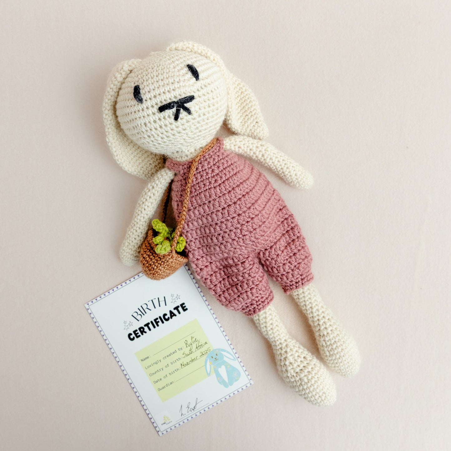 100% Merino Wool Baby Gift Set – Rustic Rose