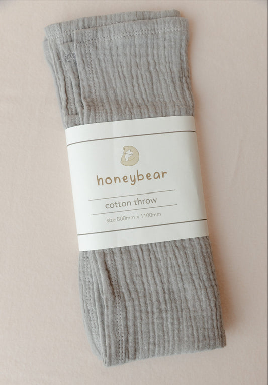 Muslin Blankets - Light Grey
