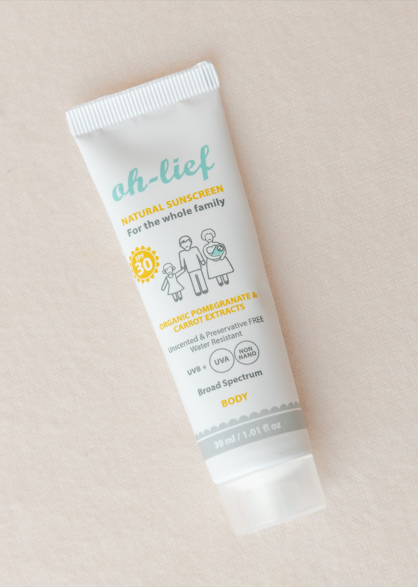 Sunscreen Body Sample