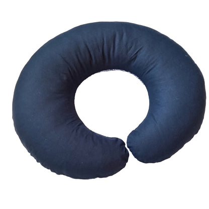 Feeding Pillow – African Navy Blue Medalloin ShweShwe + Navy