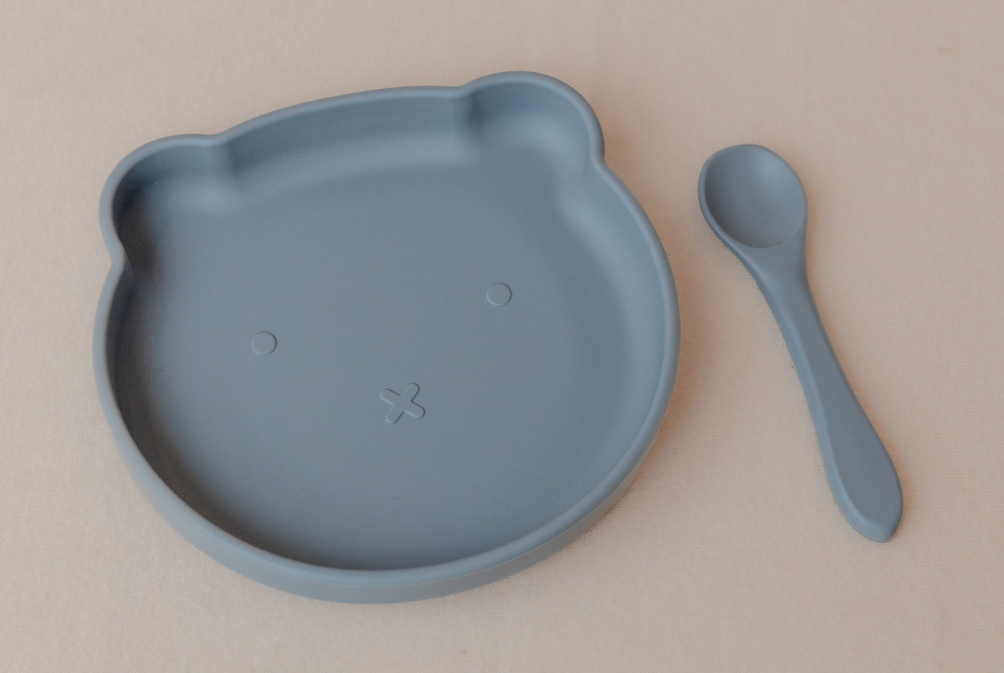 Silicone Plate And Spoon Set