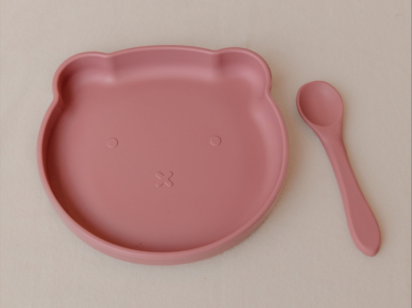 Silicone Plate And Spoon Set
