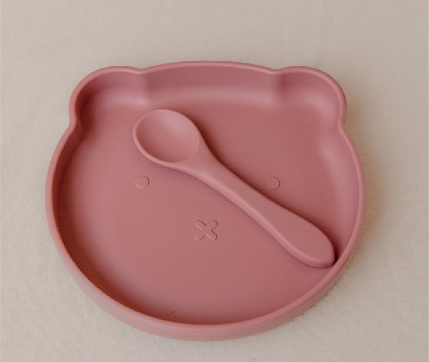 Silicone Plate And Spoon Set