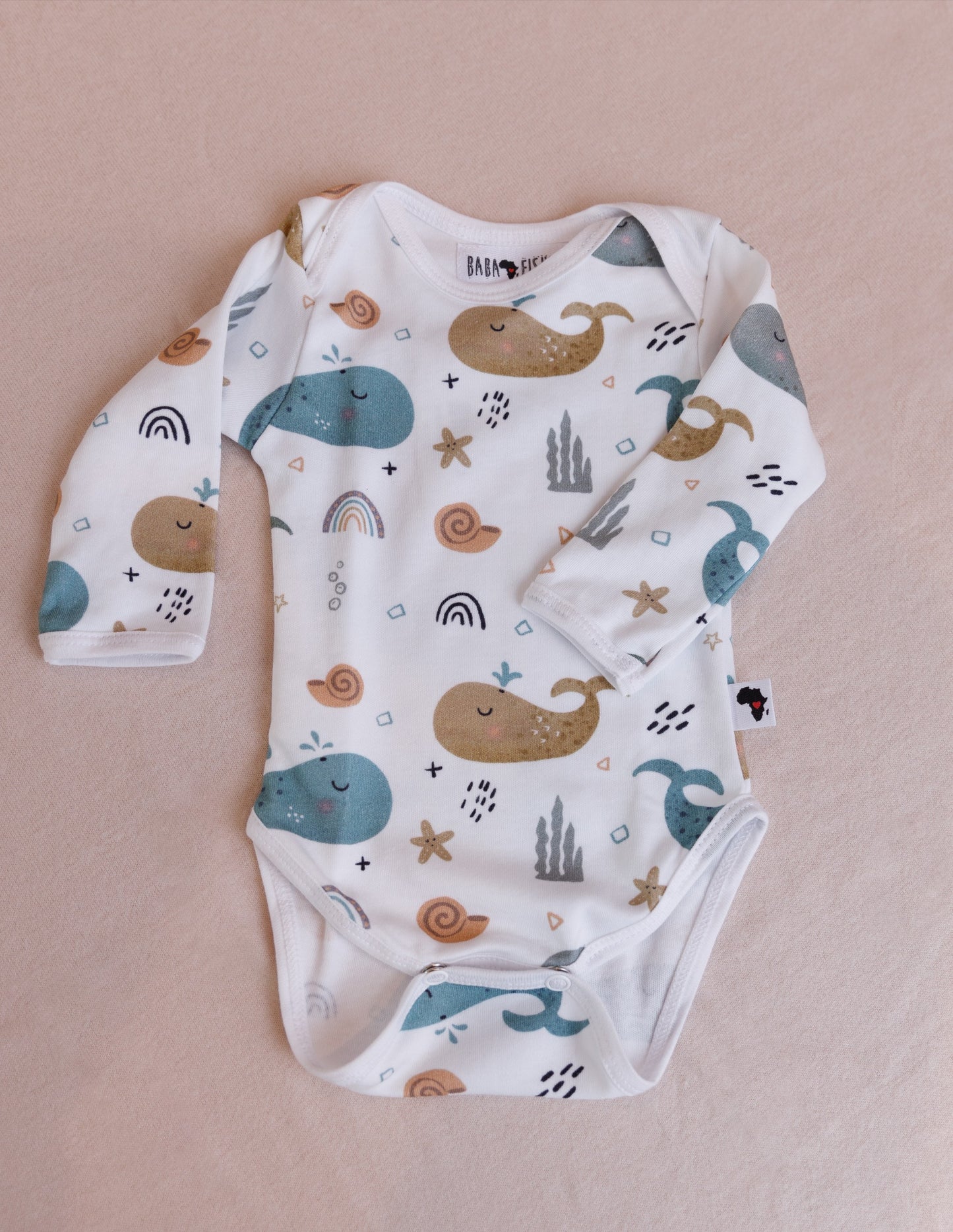 Whales Onesie (LS)
