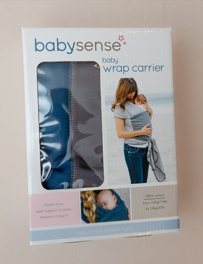 Wrap Carrier - Blue & Grey